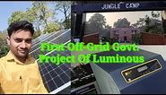 12.5Kva Luminous Solar Plant Installation, 550W Mono-perc Half-cut Module & Battery Backup के साथ ।।
