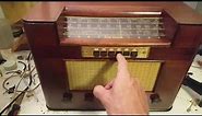 A Restored 1942 RCA Victor Model 28T Radio