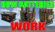 Everything YOU NEED TO KNOW About Using Batteries - Rust Electricity Tutorial