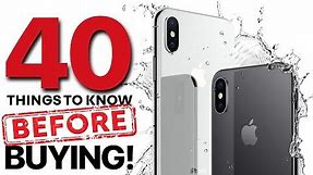 iPhone X & 8 - 40 Things Before Buying!