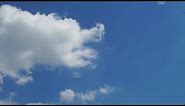 Blue Sky with Clouds Background Video