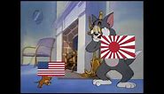 Tom and Jerry WW2 meme USA vs Japan