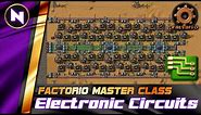 Upgradeable ELECTRONIC/GREEN CIRCUITS - Factorio 0.18 Tutorial/Guide/How-to