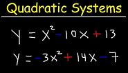 Systems of Quadratic Equations