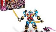 LEGO NINJAGO Nya's Samurai X MECH Action Figure, 71775 Robot Ninja Toy with Golden Jay Plus 7 Minifigures