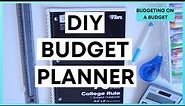 DIY Budget Planner Using a Notebook