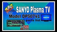 SANYO TV MODEL DP50741 OBAID'S ELECTRONICS --The Electronics Shop -- TV and Electronics repair
