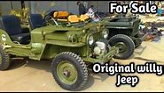 1942 Willys military Jeep | Orignal willy Jeep | Detailed Walkaround Review Price | Jeep For Sale