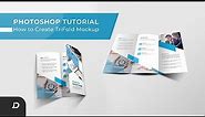 How to create Trifold Brochure mockup in photoshop CC 2020? Photoshop Tutorial