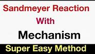 Sandmeyer Reaction with Mechanism | Class 12 | NEET & JEE Organic Chemistry