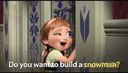 DISNEY SING-ALONGS | Do You Want To Build A Snowman? Frozen Lyric Video! | Official Disney UK