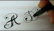 Fancy Letters - How To Design Your Own Swirled Letters