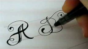 Fancy Letters - How To Design Your Own Swirled Letters