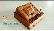How to Make Cigarette Dispenser ( Made From Wood )