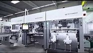 Packaging and labelling of pharmaceutical products in an automatic packaging machine from Schubert