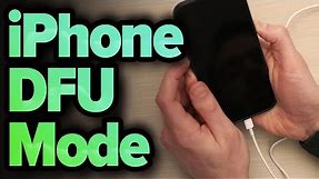 How To Put An iPhone In DFU Mode & DFU Restore An iPhone [2023]