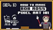 How YOU can Make Bob Ross-Style Pixel Art | Ep. 03 | Tutorial + Timelapse