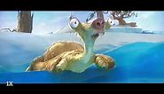 Sid the Sloth saying the water tastes salty at different speeds (cuz why not?)