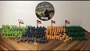 200+ WW2 PLASTIC ARMY MEN BUCKET SCS DIRECT (Stop Motion Review) Episode 4