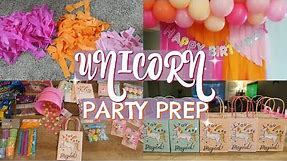 UNICORN 4TH BIRTHDAY PARTY PREP | HAUL & PARTY IDEAS