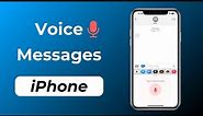 How to Send Voice Messages on iPhone? (iOS 16)
