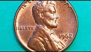 1962 D US One Cent - $4,000 United States Penny sold at auction