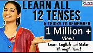 Learn all 12 tenses in 30 minutes through Tamil - Speak English by Using Tenses