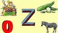Alphabet Z with phonics and 7 animated objects !