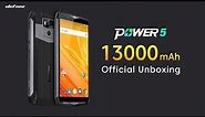 13000mAh Ulefone Power 5 Official Unboxing Video