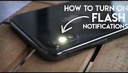 How to Make Your iPhone Flash When You Get a Text / When Ringing
