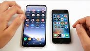 Galaxy S8 Plus vs iPhone 5S! - Speed Test