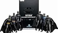 McFarlane Toys - WB 100 DC Multiverse Batman The Ultimate Movie Collection 7in Figure 6pk, Gold Label, Amazon Exclusive, Multicolor