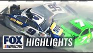 Danica Patrick & Chase Elliott collected in violent crash | 2018 DAYTONA 500 | NASCAR on FOX