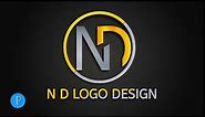 Professional Logo Design | How to make logo on pixellab | ND Logo Design