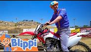 Blippi Explores A Motorcyle + More Blippi Videos | Educational Vehicle Videos For Kids