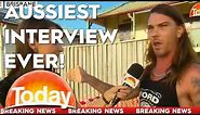 Aussiest. Interview. Ever. What a legend!