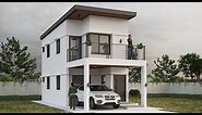 50 SQM. 3 BEDROOM - SMALL HOUSE DESIGN