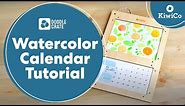 How to Make a Watercolor Calendar | Doodle Crate Project Instructions | KiwiCo