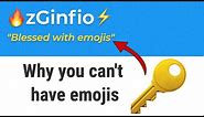 Why you can't have emojis on nitro type, but others can