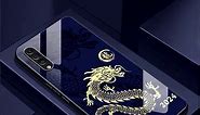 [Galaxy A50] Sarung telefon bimbit kaca kalis haus untuk nasib baik dalam Tahun Naga