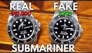REAL vs FAKE ROLEX - ROLEX Submariner 114060 Replica