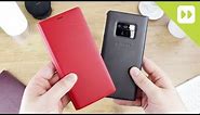 Official Samsung Galaxy Note 9 Leather Wallet Cover Case Review