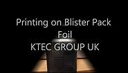 BLISTER PACK FOIL PRINTING - TOSHIBA TEC B-852- KTEC GROUP UK
