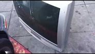 2002 Magnavox MS3652 5327 CRT Television Set on the Street