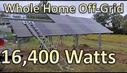 16.4KW Whole Home Off Grid Solar Installation with the Apollo Solar Generator