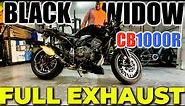 Honda CB1000R Black Edition Full Exhaust Installation | Leo Vinci Exhaust, Black Widow Full Exhaust