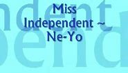 Miss Independent - Ne-Yo With Lyrics