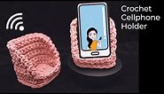Vertical Crochet Cell Phone Holder Stand 📲 🧶