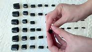 166PCS Rubber end caps, Thread Bolt Conduit Vinyl Rubber Tips Protector caps, Screw Pipe Covers top somatic, Replacement Parts