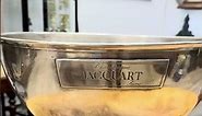 Large French Vintage JACQUART Reims Silver Plated Champagne Bucket. Order link in description.